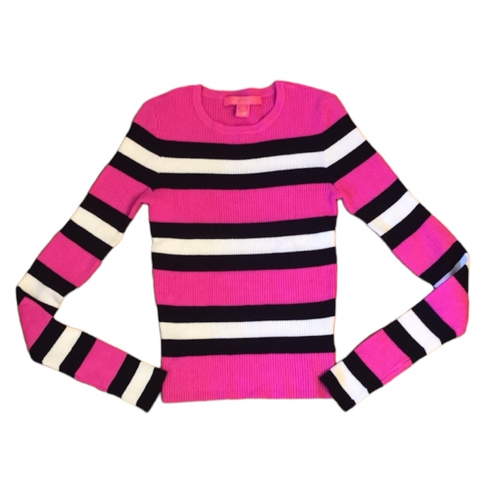 NWOT Lilly Pulitzer Pink Cropped Sweater🌴 Women’s Size XXS